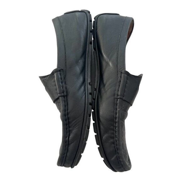 Gucci black logo GG mens loafers size 7 main image 4